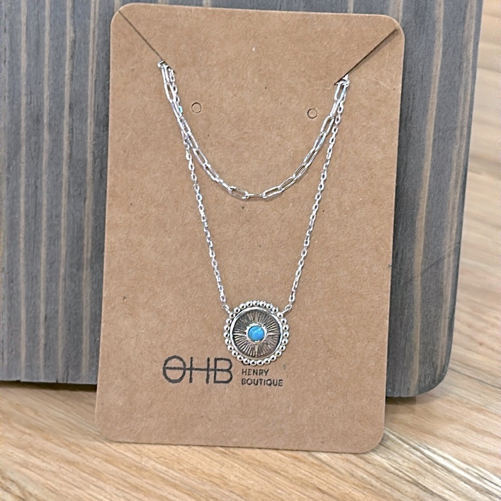 Sterling Silver Layered Necklace
